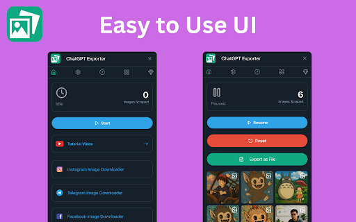 ChatGPT Exporter - Download ChatGPT Library Images & Videos :: ChatGPT Library Exporter - Save HD images & videos from ChatGPT with metadata. Fast, secure, and easy to organize.