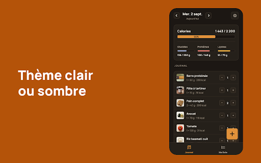 Kalosaurus :: Votre compteur de calories, dans une fenêtre de la taille d'un téléphone.
