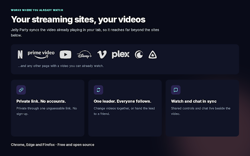 Jelly Party :: Watch videos with your friends — in sync!