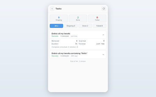 TweetDelete – Delete Tweets, Retweets & Likes in Bulk :: Delete all tweets, retweets, replies & likes in bulk. Filter by keyword or date, back up first, and clean your X history fast.
