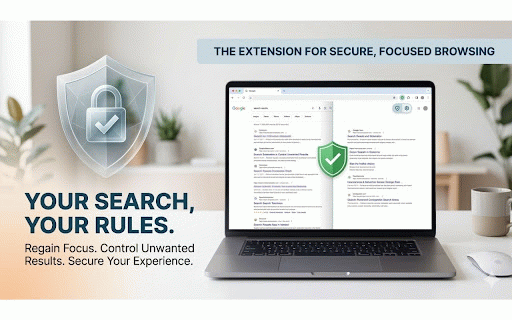 Google Search Result Cleaner :: Hide low-quality sites, SEO spam, and custom domains from Google Search results automatically.