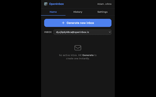 OpenInbox - Create Temporary Email Instantly :: Free temporary email generator. Create disposable inboxes instantly, auto-fill forms & receive verification emails without spam.