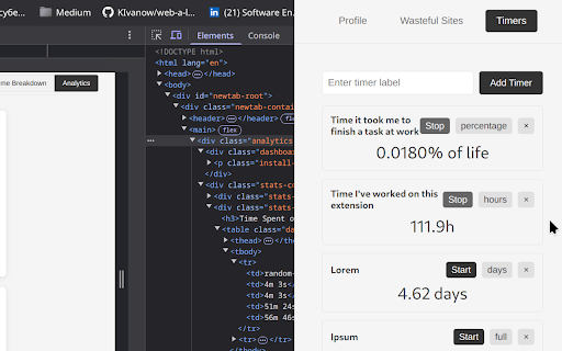 Memento Vitae - Your Life in Time :: See Your Life. Spend It Wisely