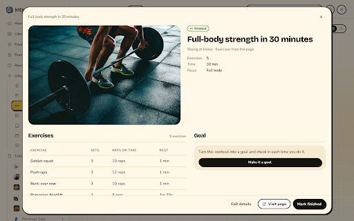 Internet Binder :: Save products, places, recipes, workouts, videos and more from any site. Sorted for you and kept on your device. No account.