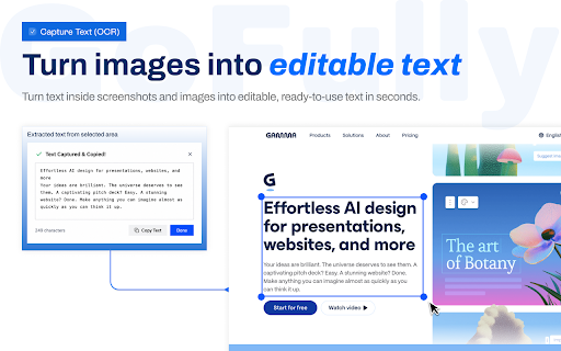 GoFully - Full Page Screenshot, OCR & Editor :: Full page screenshot & visual editor. Annotate, blur sensitive info, extract text with local OCR, export to PNG, JPG, WebP, or PDF.
