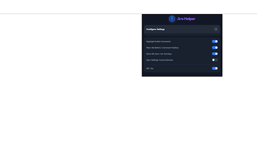 JIRA Helper :: Secure your Jira workflow with privacy guardrails, comment highlighting, and seamless GitHub & GitLab integration for developers.
