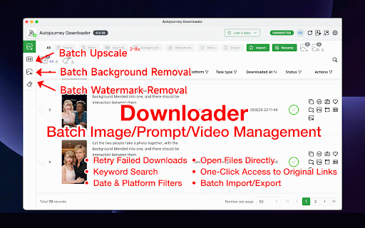 AutoHailuo - Auto send Hailuo prompts and download images/videos :: Hailuo efficiency extension, batch automatic sending prompts and downloading images/videos, prompts management, and more.