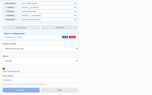 Excel2Forms - Web Form Automation :: Automate web form filling from Excel files.