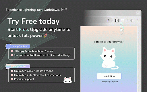 MultiField CopyCat - Copy, Paste & Autofill Forms Instantly :: Copy, paste & autofill multiple form fields instantly. Saves hours on repetitive form filling, data entry & QA testing.
