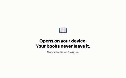 EPUB Reader — Open ePub in Browser :: Open and read EPUB files in your browser — no download, no ads. Vertical scrolling and a clean layout on any device.