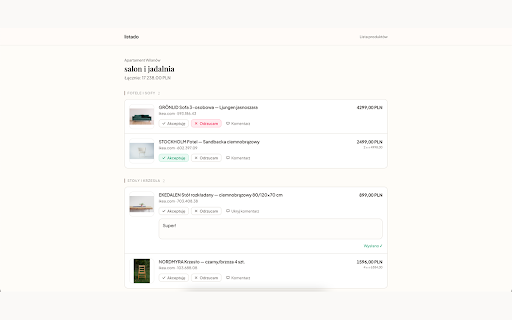 Listado Clipper :: Jednym kliknięciem zapisuj produkty z dowolnego sklepu do list w Listado.