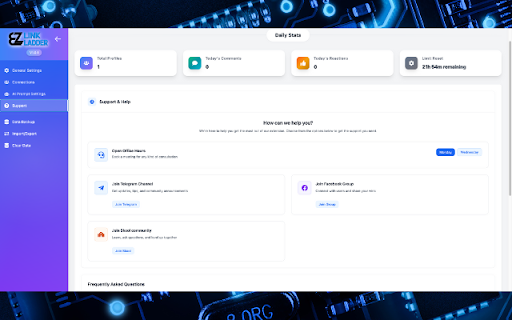 EZ Link Ladder :: AI-Powered LinkedIn Engagement on Autopilot