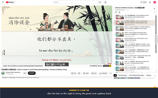 Live Dual Subtitles with Auto-Translation and Pinyin :: Adds Pinyin + a translated 2nd subtitle line to Chinese videos. Reads the site subtitles — or the ones printed on the video.