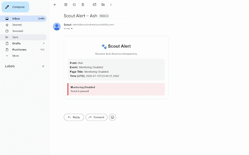 Scout - Online Accountability :: Scout – Online Accountability turns online activity into communication with the people you trust.