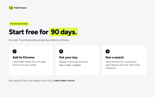 FSBO Finder :: Find private-seller (FSBO) listings on Idealista. Agencies filtered out, every page read, CSV export and email digests.