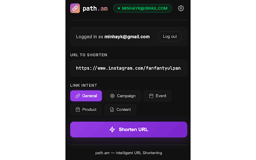 Path.am - Smart URL Shortener :: Instantly shorten any URL with Path.am's intent-aware link shortening. Get analytics, QR codes, and smart preview pages.