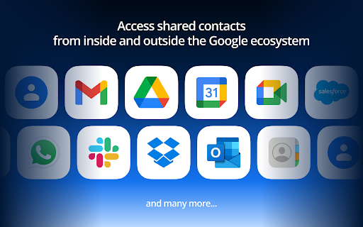 Share Google Contacts - SharedContacts.com :: SharedContacts.com Extension