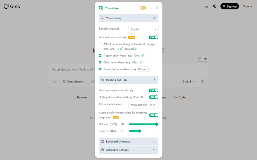 Speech to Text for ChatGPT, Gemini, etc :: Read aloud & speech to text for ChatGPT, Gemini, DeepSeek, Claude, Perplexity, & all websites.