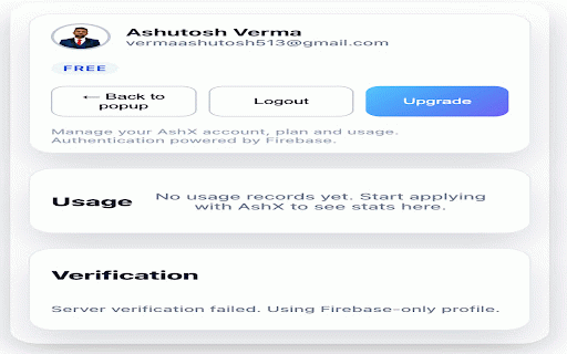 AshX Job Apply Bot :: AshX bot that autofills job application forms using saved profiles.