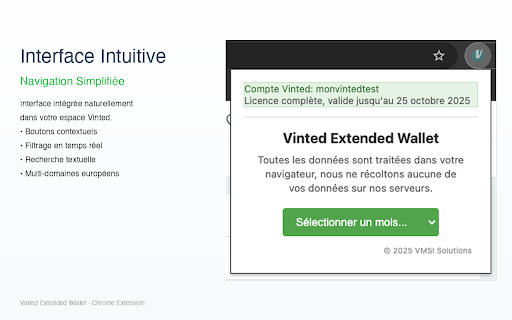 Vinted Extended Wallet :: Premium extension to analyze your Vinted wallet: statistics, CSV/PDF exports and performance tracking.