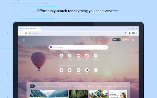 Vayutab :: At Vayutab, access the best of the internet—latest news, weather, web search, mail, and more, curated for you.
