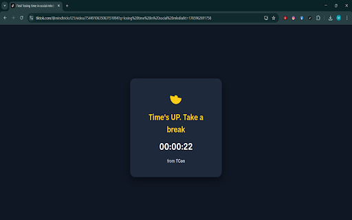 TCon – TikTok Time Controller | Limit Usage & Stay Focused :: Control your TikTok usage and stay focused