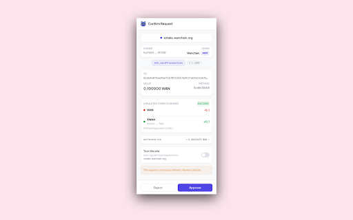 Auto Wallet :: Minimal auto-signing wallet for EVM chains