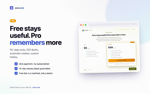 BoxGrow — Textarea Auto-Grow & Pop-Out Editor :: Auto-grow text boxes as you type, pop out into a full-page editor, and restore drafts after a reload. Nothing leaves your device.