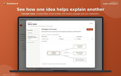 Readstand :: Make time to read and keep what you learn. Follow magazines and blogs in one place, highlight passages, and take notes.