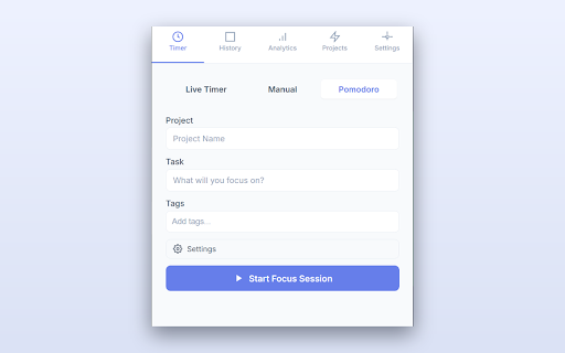 Punchd Time Tracker :: Professional time tracking with offline support, analytics, and Jira integration