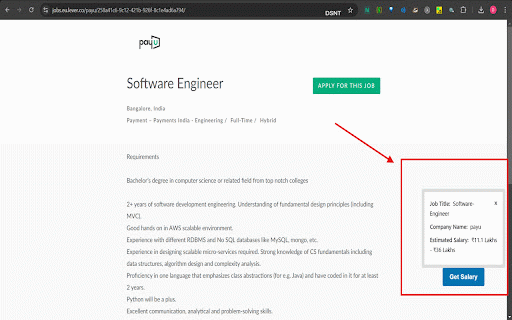 CTC-on-click :: Scrapes AmbitionBox salaries and shows them on LinkedIn.