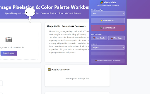 MysticMate: Interactive Shimeji Companion :: An interactive Shimeji-style web companion with emotions, behaviors, and a sense of life on your webpages.