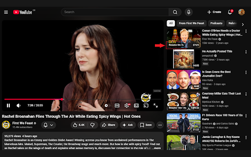 WatchHistory for YouTube™ :: Best for when YouTube watch history is off. Tracks up to 1000 videos locally and lets you resume where you left off.