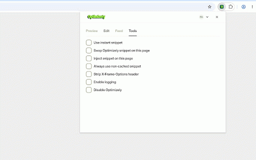 Optimizely Web Companion :: Get into your Optimizely Web Experimentation experiments faster.