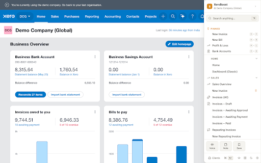 XeroBoost: Shortcuts for Xero :: Work faster in Xero. Keyboard shortcuts, Cmd+K search, client switcher, invoice rename & quick-capture notes for accountants.