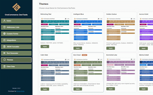 OroCommerce DevTools :: The ultimate toolkit for OroCommerce developers and QA: Smart Form Filler, A11y & SEO Inspectors, HTML Validator, and more.