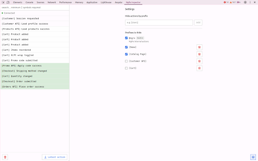 NgRx Inspector :: A lightweight Chrome DevTools extension for real-time inspection of NgRx actions and state changes in Angular applications.…