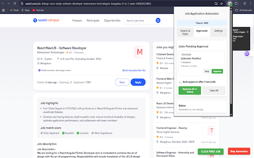 Job Genie :: Automate job applications across multiple platforms