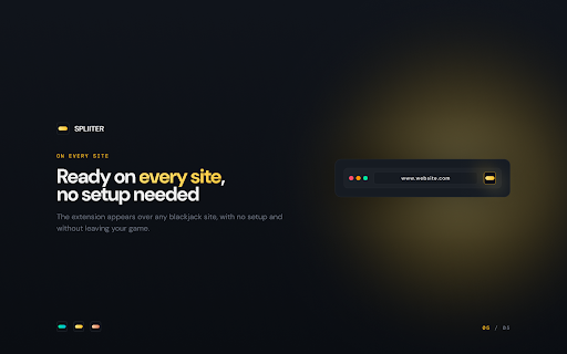 Spliiter — Blackjack Strategy Calculator :: The exact basic strategy move calculated in real time, plus live card counting. Better than any blackjack chart or cheat sheet.