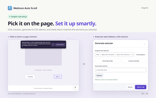 Auto Scroll Webtoon :: Auto scroll and automatic next episode navigation for webtoon sites