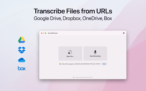 QuickWhisper :: Fast and accurate transcriptions on Mac