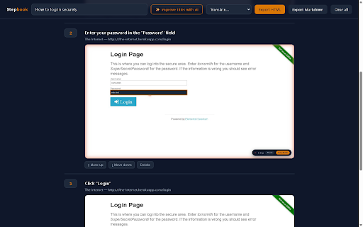 Stepbook – Step-by-Step Guide & SOP Maker :: Turn any workflow into a how-to guide with screenshots. AI step titles, 30-language translation. 100% private, on-device.