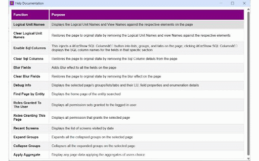 IFS Aurena Insight :: Chrome Add-On to get more insights of IFS Aurena pages. THIS IS NOT AN IFS OFFICIAL ADD-ON