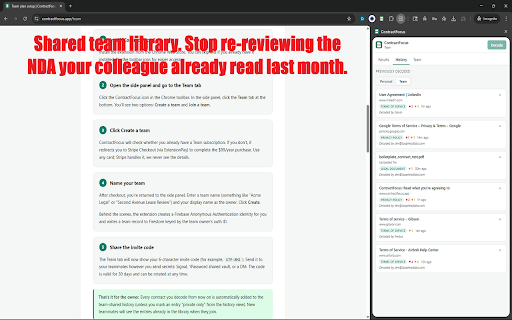 ContractFocus: Read What You're Agreeing To :: On-device TOS, privacy, lease, NDA, and contract decoder. Plain-English summary, red-flag clauses, version alerts.