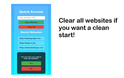 QuickDash :: Quickly access your favorite websites.