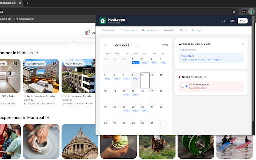 HostLedger — Airbnb Finance Tracker :: Auto-syncs Airbnb reservations and payouts, tracks expenses, and shows real per-property profit and cash flow.
