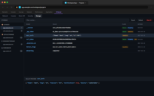 Kernel DevTools :: Built-in developer tools for Kernel Browser — console, network, DOM, storage, CSS inspector, and more.