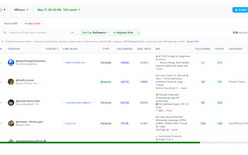 Insight Social: AI Scraper for Social Media :: Turn any social media page into a spreadsheet. Export posts, comments, and profiles to Excel or CSV. No code, no setup.