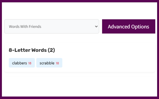 Scrabble Word Finder :: Official Chrome Extension for Scrabble Word Finder UK