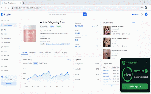 ScanShield™ – TikTok Shop Compliance Scanner :: Real-time compliance scanning for TikTok Shop listings. Catches policy violations before they become suspensions.